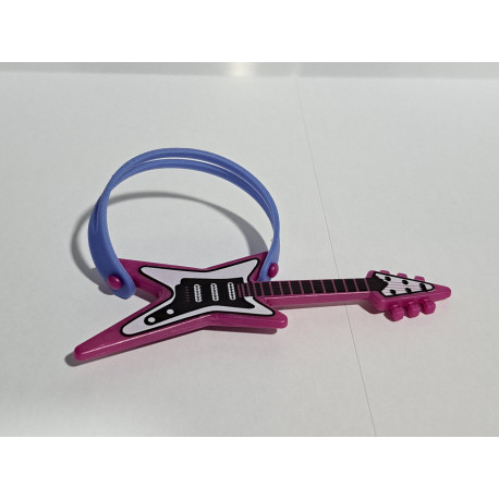 PLAYMOBIL GUITARRA ELECTRICA ROSA - 30/10/23