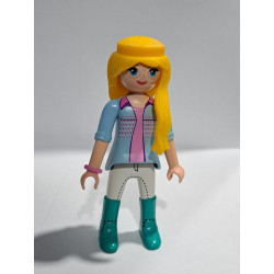 PLAYMOBIL FIGURA CHICA RUBIA HIPICA - 18/12/23