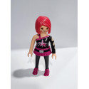 PLAYMOBIL FIGURA CHICA MODERNA PELO ROSA - 18/12/23