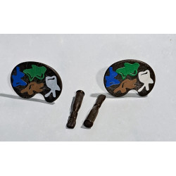 PLAYMOBIL  2X PALETA DE COLORES Y PINCEL  - 3/3/19