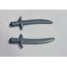 PLAYMOBIL 2X ESPADA ARABE COLOR PLATA - 3/3/19