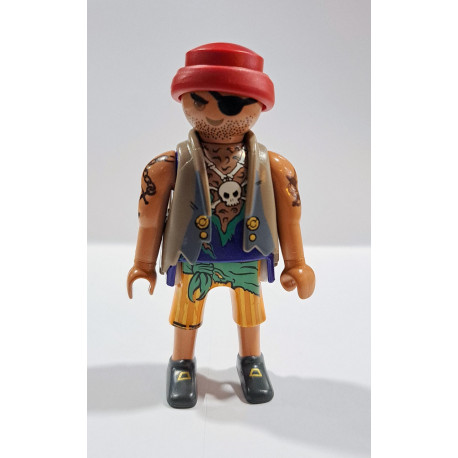 PLAYMOBIL FIGURA PIRATA PAÑUELO ROJO - 30/10/23