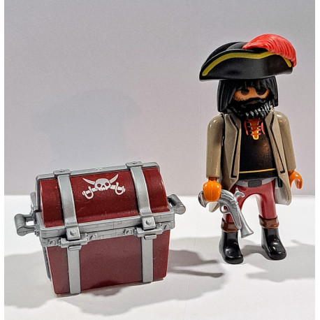 PLAYMOBIL PIRATA CON COFRE DEL TESORO  - 17/11/21