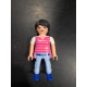 PLAYMOBIL FIGURA MUJER CAMISETA RAYAS - 25/6/21