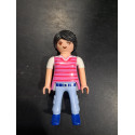 PLAYMOBIL FIGURA MUJER CAMISETA RAYAS - 25/6/21