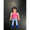 PLAYMOBIL FIGURA MUJER CAMISETA RAYAS - 25/6/21