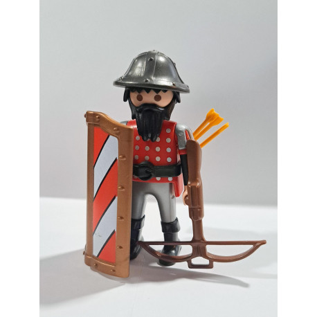 PLAYMOBIL ARQUERO MEDIEVAL DEL LEON CLASICO CON BALLESTA - 21/5/15