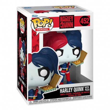 FUNKO POP HARLEY QUINN - HARLEY QUINN WITH PIZZA  452