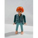 PLAYMOBIL FIGURA HOMBRE PIJAMA PELO RAREZA - 13/11/16