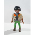 PLAYMOBIL FIGURA CAZADOR NEGRO - 13/11/16