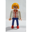 PLAYMOBIL FIGURA CHICA CON CAMISETA LUNARES - 13/11/16