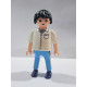 PLAYMOBIL FIGURA CHICO GORDITO CAMISA BLANCA Y OJOS MARRONES - 16/4/19