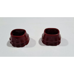 PLAYMOBIL 2X FALDA ROJA , GRANATE- 2/10/20