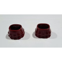 PLAYMOBIL 2X FALDA ROJA , GRANATE- 2/10/20