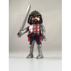 PLAYMOBIL SOLDADO MEDIEVAL CON PECHO ROJO -  22/9/20