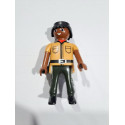 PLAYMOBIL FIGURA VIGILANTE NEGRO SAFARI - 16/11/18