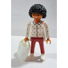 PLAYMOBIL MUJER MORENA PELO AFRO Y BOLSA DE PLAYA - 18/4/15