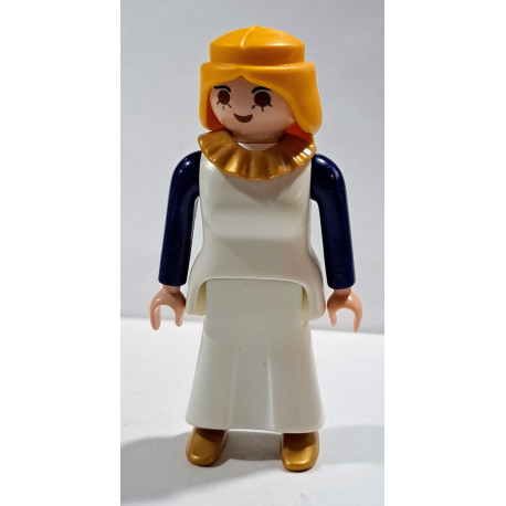 PLAYMOBIL FIGURA PRINCESA MEDIEVAL TRAJE BLANCO - 8/12/22