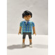 PLAYMOBIL FIGURA ASIATICO CON CAMISA CUADROS  - 2/7/24