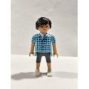 PLAYMOBIL FIGURA ASIATICO CON CAMISA CUADROS  - 2/7/24