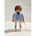 PLAYMOBIL FIGURA CHICO CAMISETA AZUL Y ZAPATILLAS BLANCAS  - 2/7/24