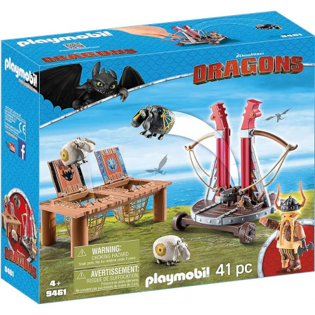 PLAYMOBIL 9461 - BOCON CON LANZADERA DE OVEJAS