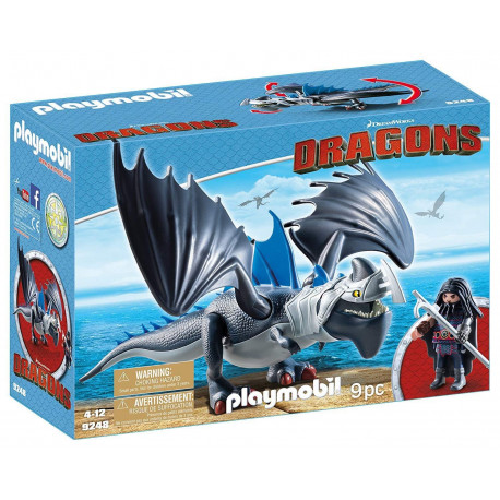 PLAYMOBIL 9248 -DRAGO Y DRAGON CON ARMADURA