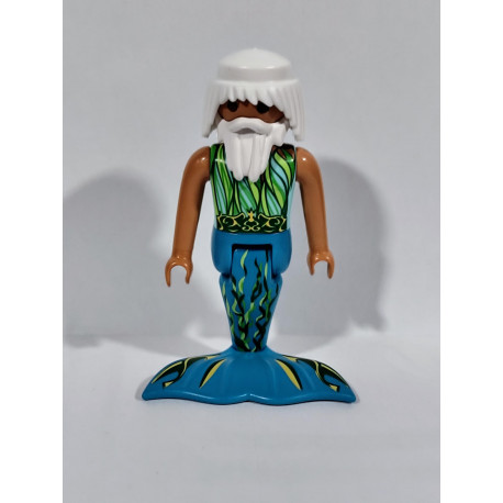 PLAYMOBIL HOMBRE SIRENA , POSEIDON , ZEUS  - 13/12/21