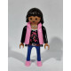 PLAYMOBIL MUJER MORENA CON CHALECO ROSA - 13/8/24