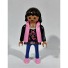 PLAYMOBIL MUJER MORENA CON CHALECO ROSA - 13/8/24