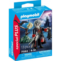 PLAYMOBIL SPECIAL PLUS 71582 - VAMPIRO CON HACHA Y MURCIELAGO , DRACULA