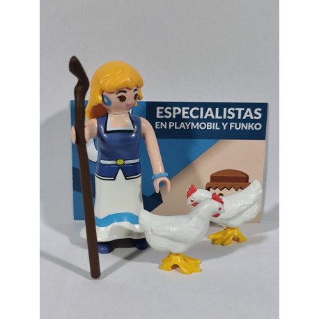 PLAYMOBIL ALDEANA CON GALLINAS , BELEN  - 10/11/18