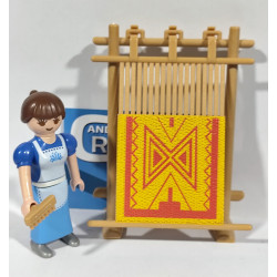PLAYMOBIL ALDEANA , HILANDERA , BELEN  - 10/11/18