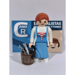 PLAYMOBIL ALDEANA , VENDEDORA DE PESCADO , BELEN  - 10/11/18