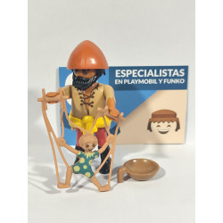 PLAYMOBIL ALDEANO CON MARIONETA, BELEN  - 10/11/18