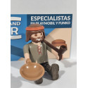 PLAYMOBIL ALDEANO , MENDIGO CON PIPA , BELEN  - 10/11/18