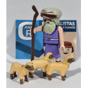 PLAYMOBIL ALDEANO , PASTOR CON OVEJAS  , BELEN  - 10/11/18