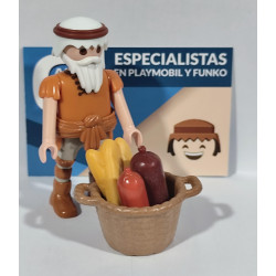 PLAYMOBIL ALDEANO , VENDEDOR DEL MERCADO , BELEN  - 10/11/18