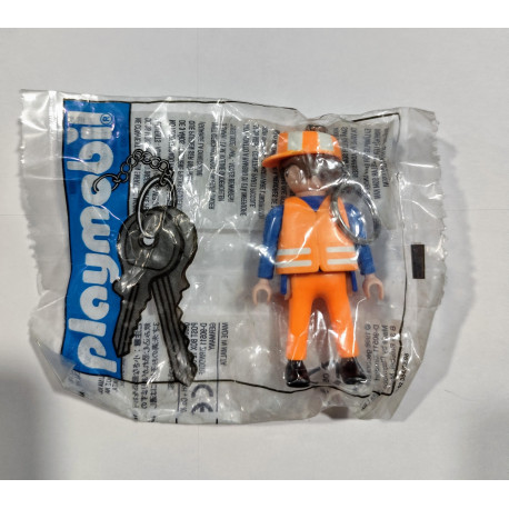 PLAYMOBIL LLAVERO ORIGINAL OBRERO - 15/9/20