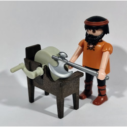 PLAYMOBIL ALDEANO , AFILADOR , BELEN-  18/9/20