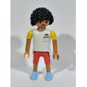 PLAYMOBIL CHICO JOVEN CON PANTALON CORTO Y PELO AFRO  - 15/3/19