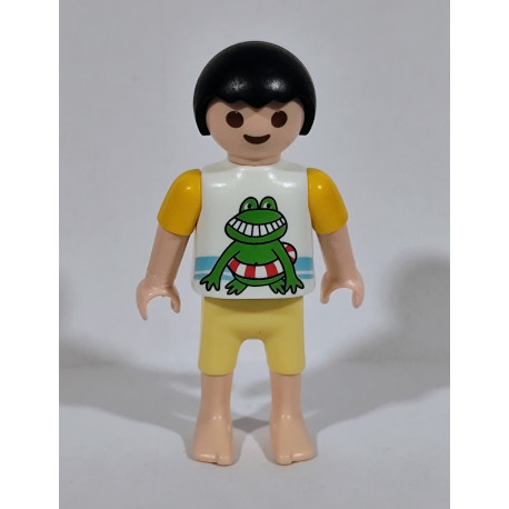 PLAYMOBIL NIÑO CON RANA EN LA CAMISETA - 15/3/19