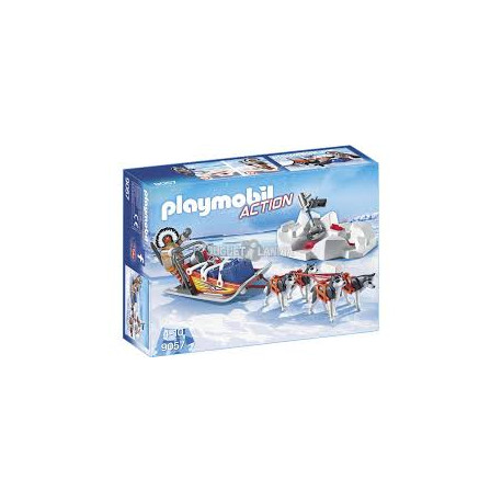 PLAYMOBIL 9057 EXPEDICION POLAR CON TRINEO DE PERROS