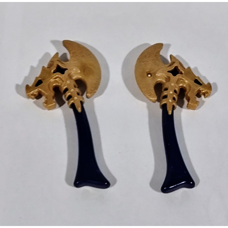 PLAYMOBIL 2X HACHA CON MANGO AZUL - 20/9/15