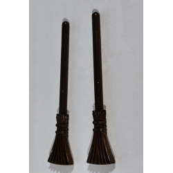 PLAYMOBIL 2X ESCOBA MARRON - 20/9/15