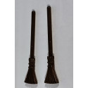 PLAYMOBIL 2X ESCOBA MARRON - 20/9/15