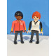 PLAYMOBIL PAREJA TRABAJADORES SUPERMERCADO - 29/10/18