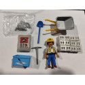 PLAYMOBIL OBRERO CONSTRUCCION CON CARRETILLA Y ACCESORIOS  - 17/5/20