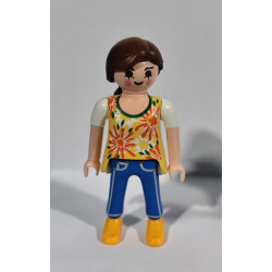 PLAYMOBIL FIGURA MUJER MORENA - 10/4/21