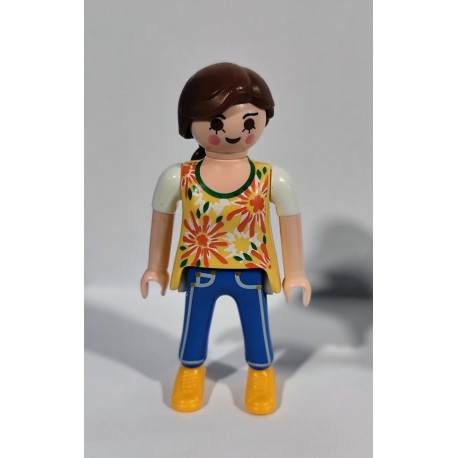 PLAYMOBIL FIGURA MUJER MORENA - 10/4/21